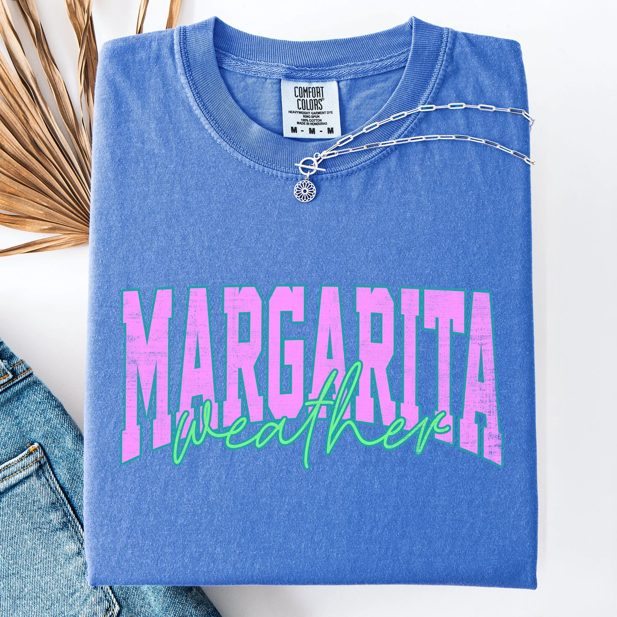 Margarita Weather Beach Ready, Vacation, Sunshine, Summer Fun Comfort Colors T-Shirt sold by Refinery Number One product image thumbnail 4
