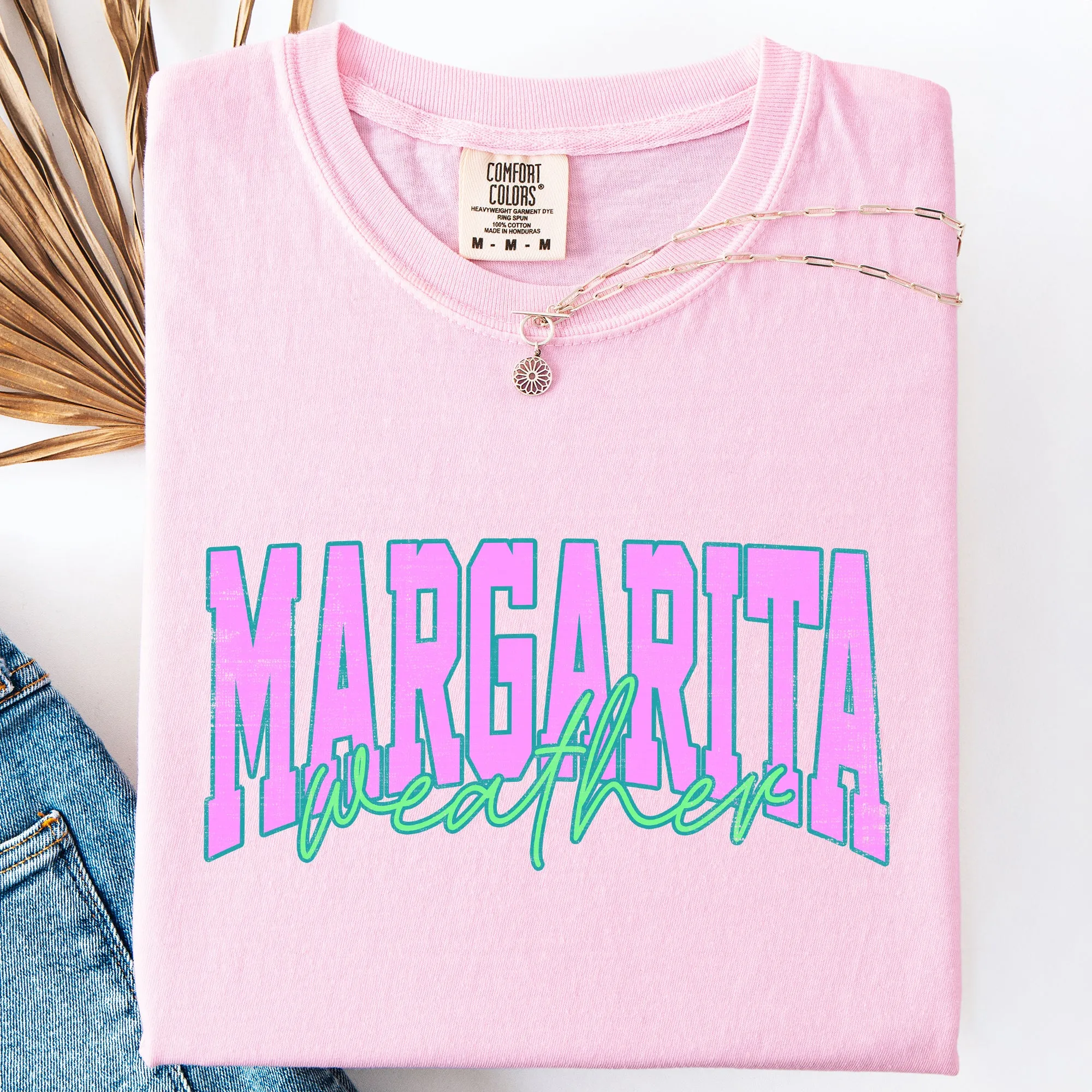 Margarita Weather Beach Ready, Vacation, Sunshine, Summer Fun Comfort Colors T-Shirt sold by Refinery Number One product image thumbnail 3