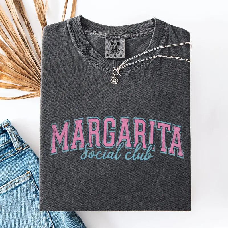 Margarita Social Club, Beach Ready, Sunshine, Summer Fun Comfort Colors T-Shirt made by Refinery Number One