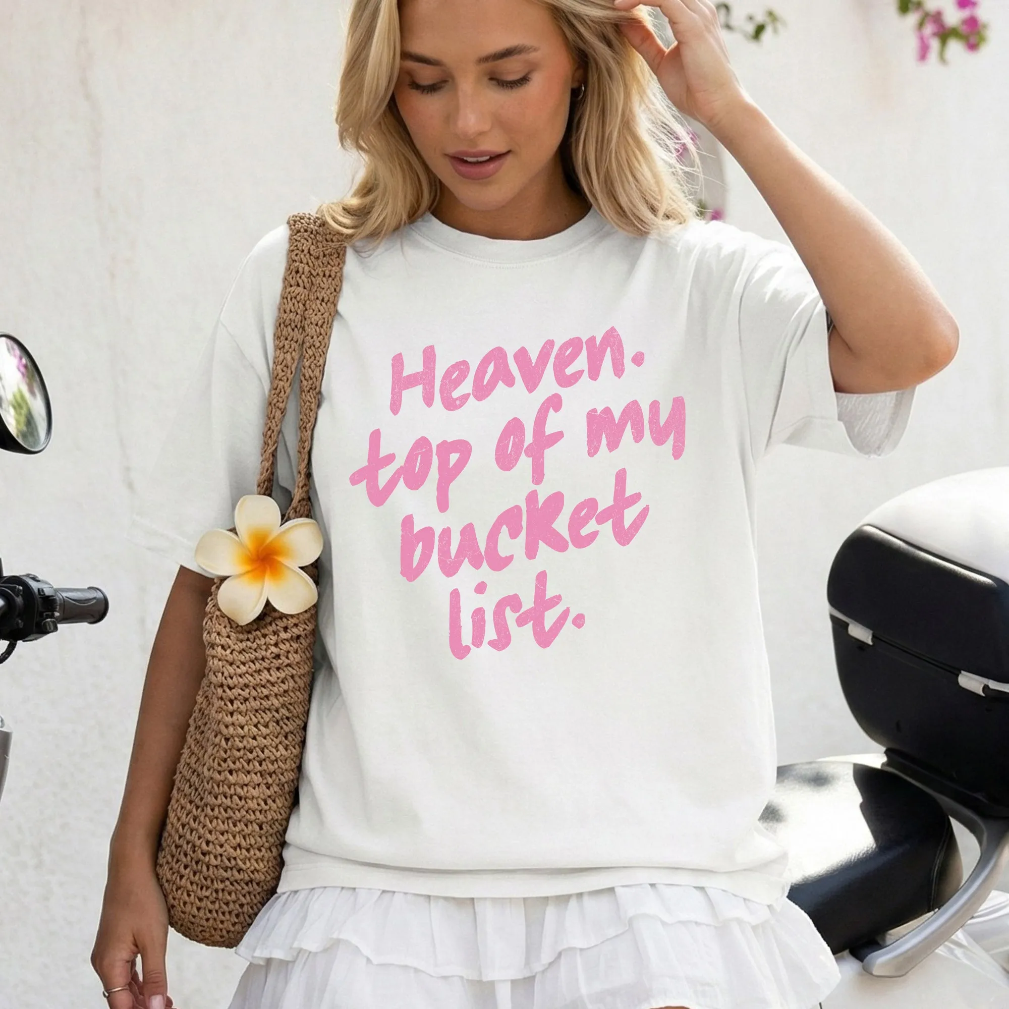 Heaven, Top Of My Bucket List, Gospel, Faith, Religious, Christ, Christian Comfort Colors T-Shirt sold by Refinery Number One product image thumbnail 5