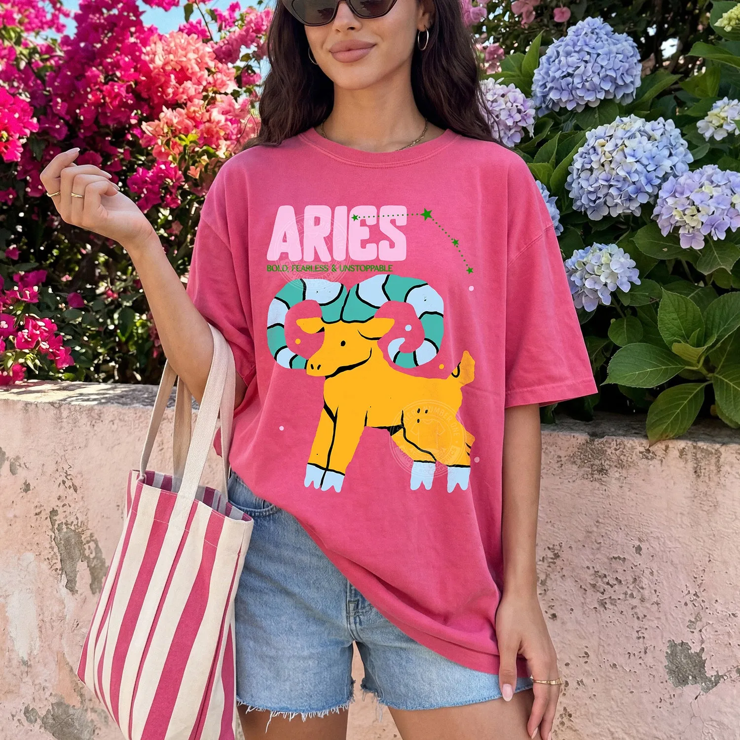 Colorful Zodiac Signs Comfort Colors Tshirt, Horoscope Vibes, Astrology, Aquarius, Aries, Cancer, Capricorn, Gemini, Leo, Libra, Pisces, Sagittarius, Scorpio, Taurus, Virgo, Gift, Trendy T-Shirt sold by Refinery Number One product image thumbnail 4