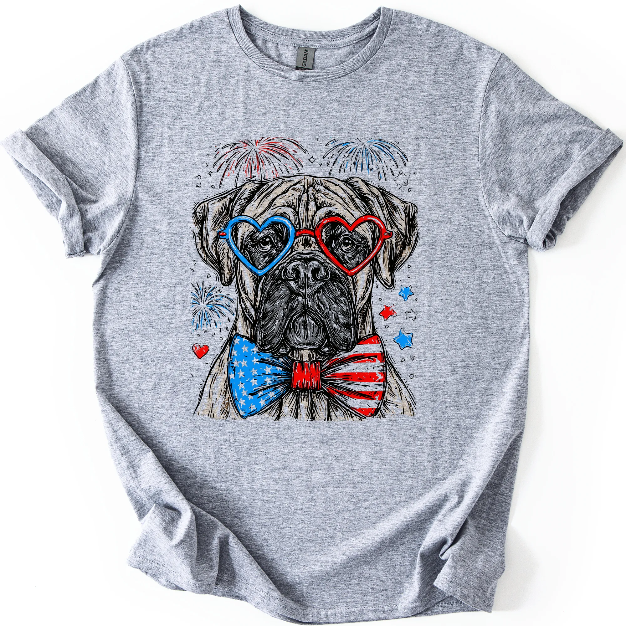 Cane Corso Patriotic Dog USA Pride For Pet Lovers Fourth Of July Celebration Edition Graphic Tee sold by Refinery Number One product image thumbnail 4