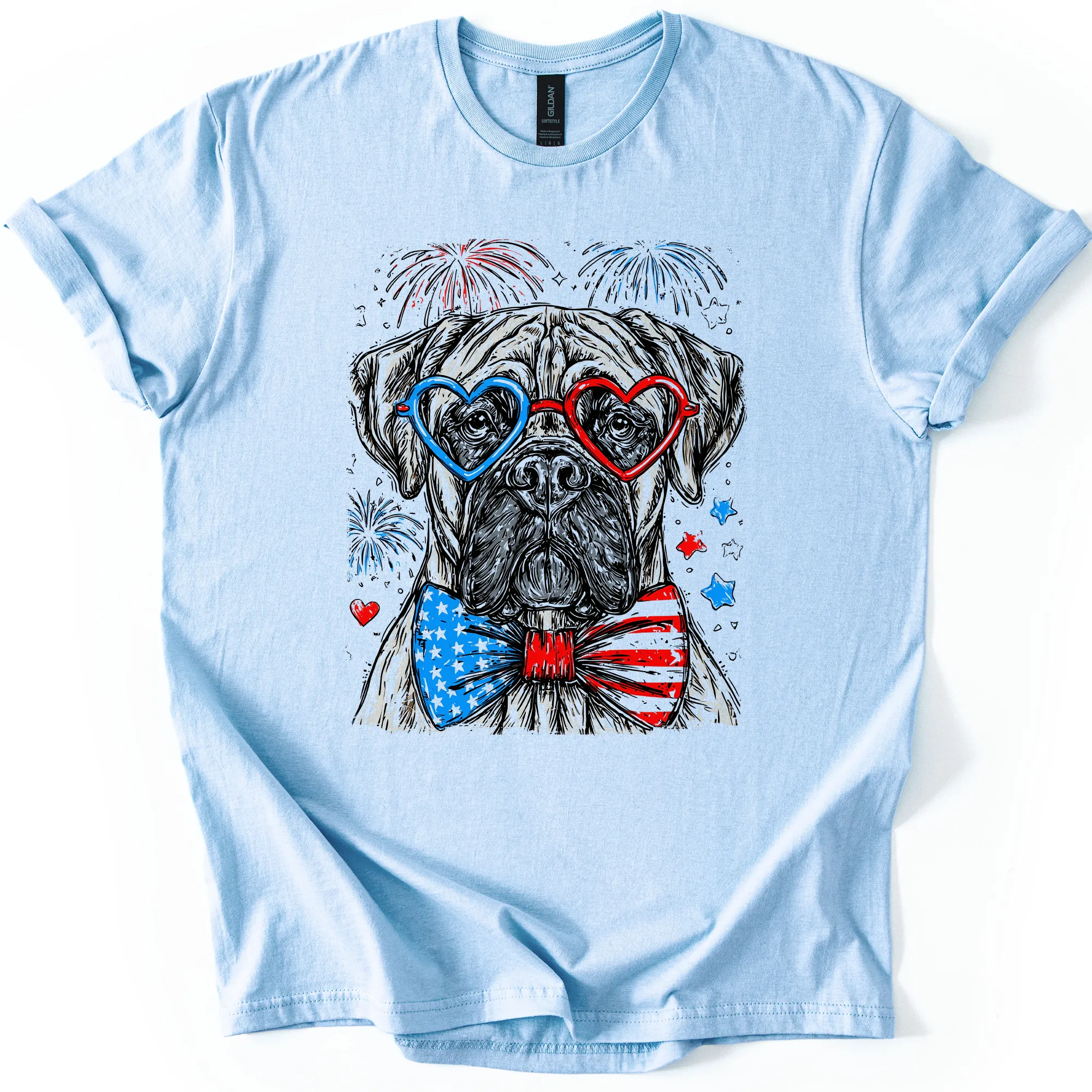 Cane Corso Patriotic Dog USA Pride For Pet Lovers Fourth Of July Celebration Edition Graphic Tee sold by Refinery Number One