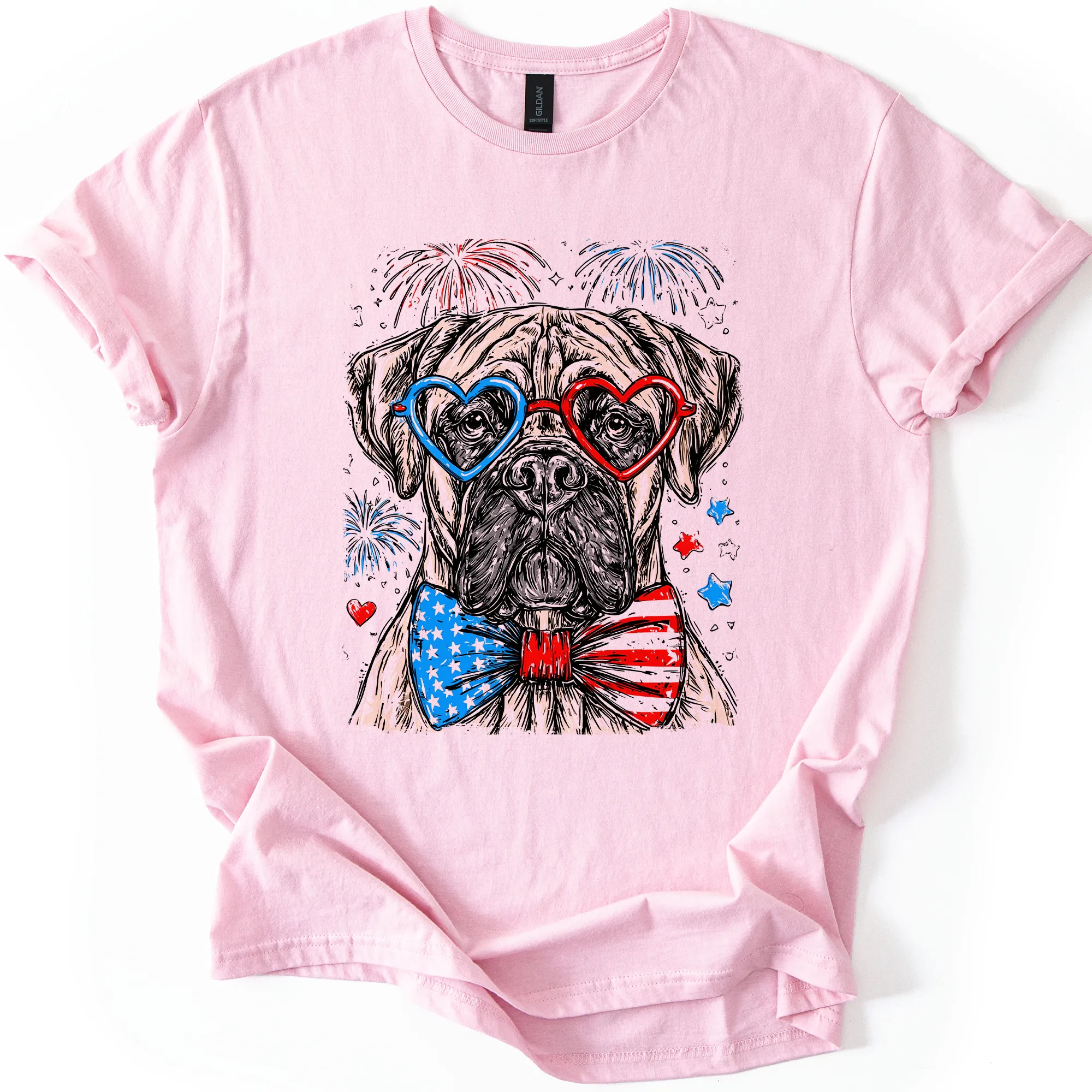 Cane Corso Patriotic Dog USA Pride For Pet Lovers Fourth Of July Celebration Edition Graphic Tee sold by Refinery Number One product image thumbnail 2