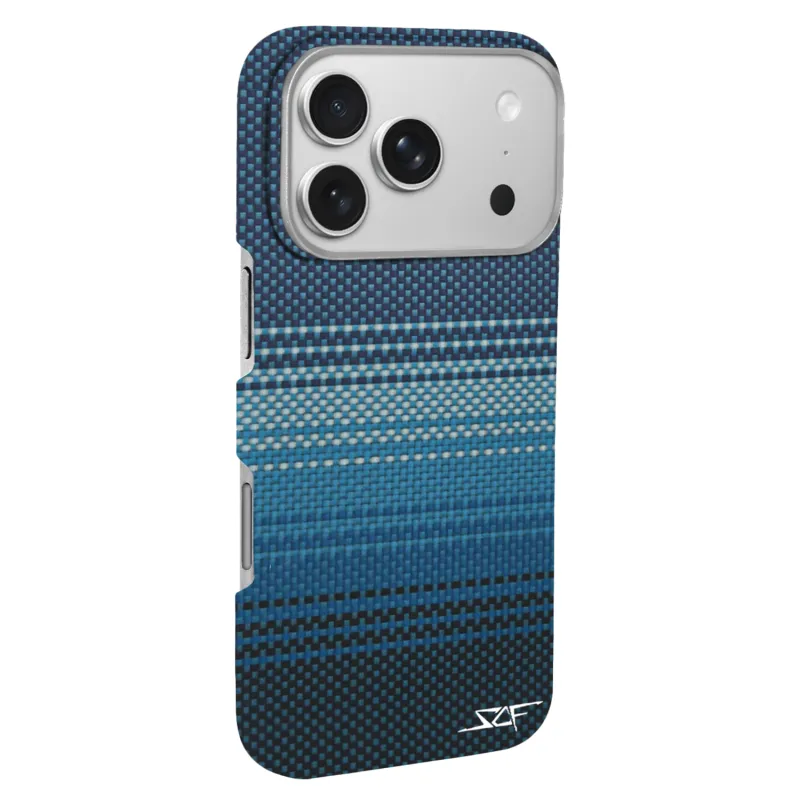 iPhone | Radiant Blue Aramid Fiber Case | GHOST Series sold by Simply Carbon Fiber