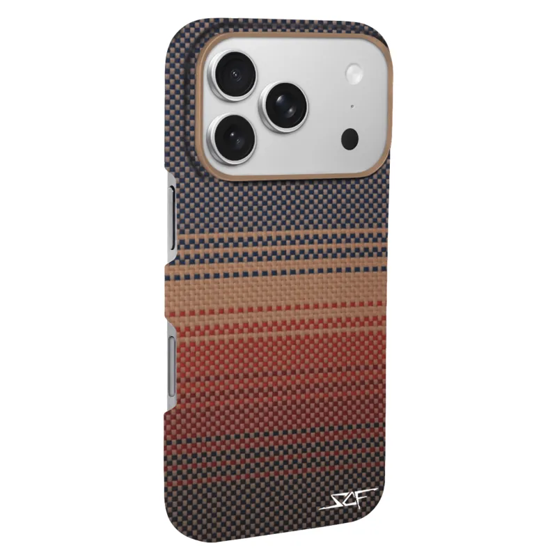 iPhone | Radiant Orange Aramid Fiber Case | GHOST Series sold by Simply Carbon Fiber