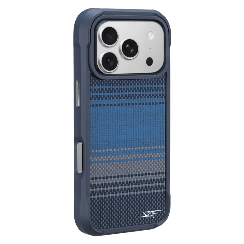 iPhone | Radiant Blue Aramid Fiber Case | SPORT Series sold by Simply Carbon Fiber