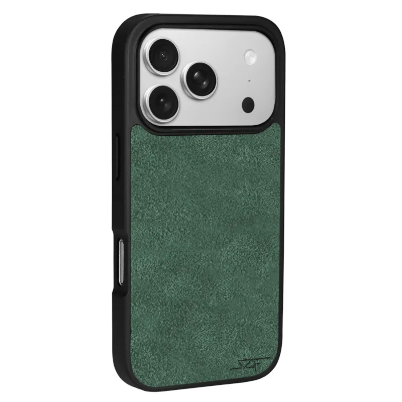 iPhone | Green Alcantara Case | CLASSIC Series sold by Simply Carbon Fiber