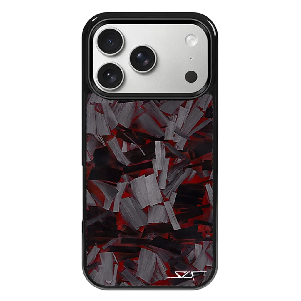 iPhone | Red Lava Forged Carbon Fiber Phone Case | CLASSIC Series sold by Simply Carbon Fiber product image thumbnail 3
