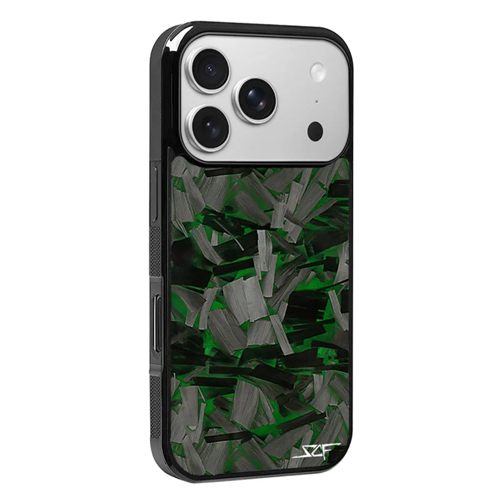 iPhone | Green Lava Forged Carbon Fiber Phone Case | CLASSIC Series sold by Simply Carbon Fiber