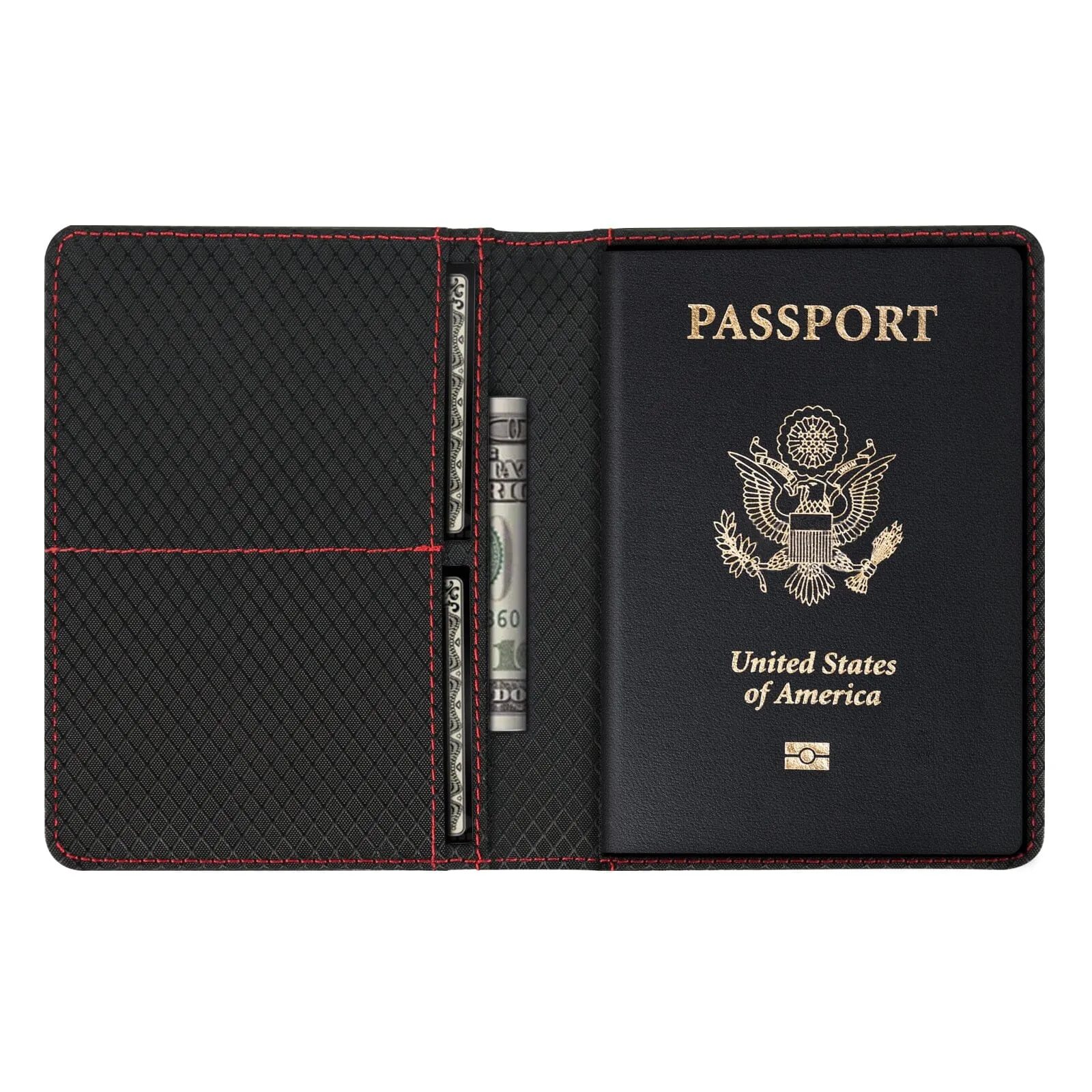 Alcantara & Carbon Fiber Passport Holder sold by Simply Carbon Fiber product image thumbnail 2