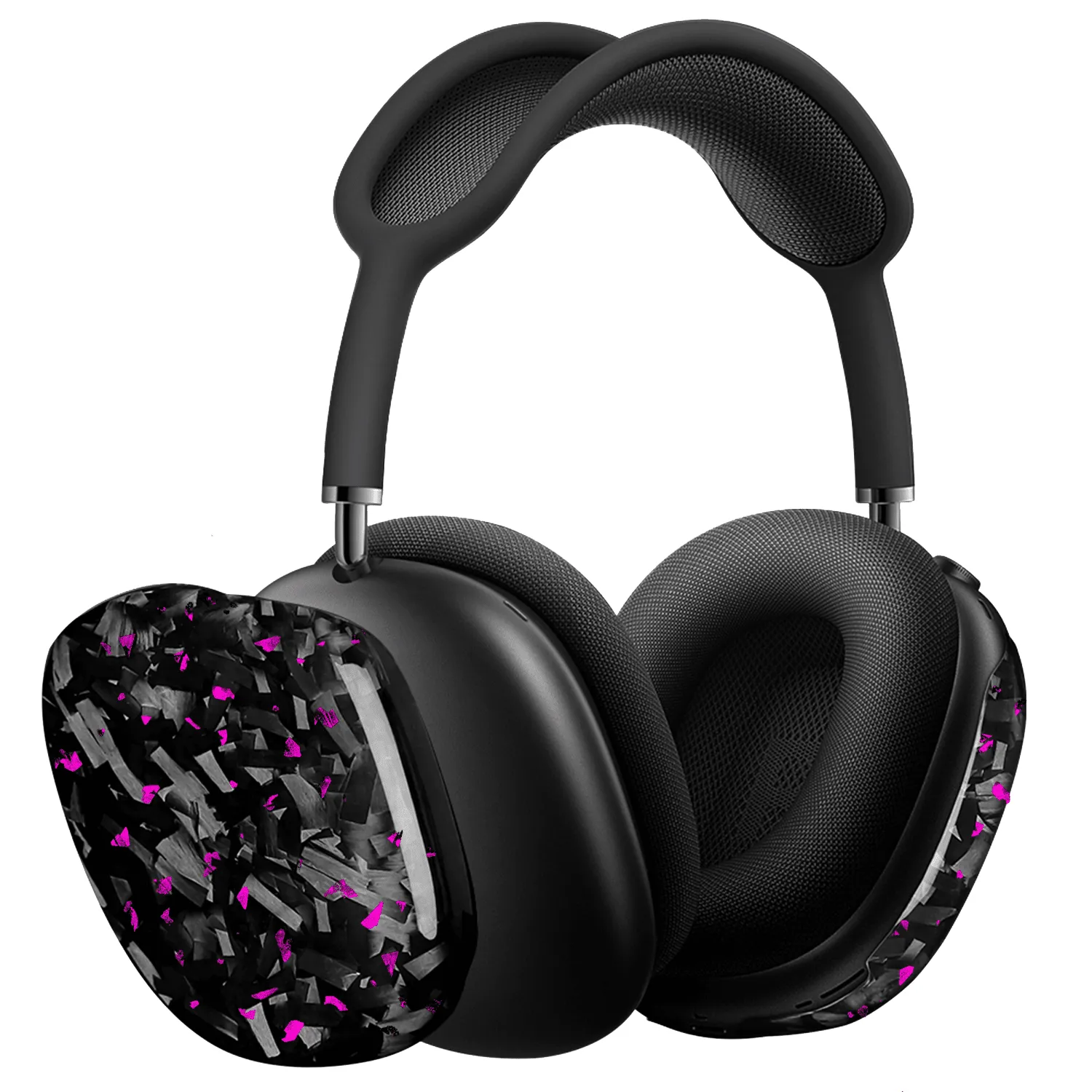 Apple AirPods Max | Purple Flake Forged Carbon Fiber Case sold by Simply Carbon Fiber