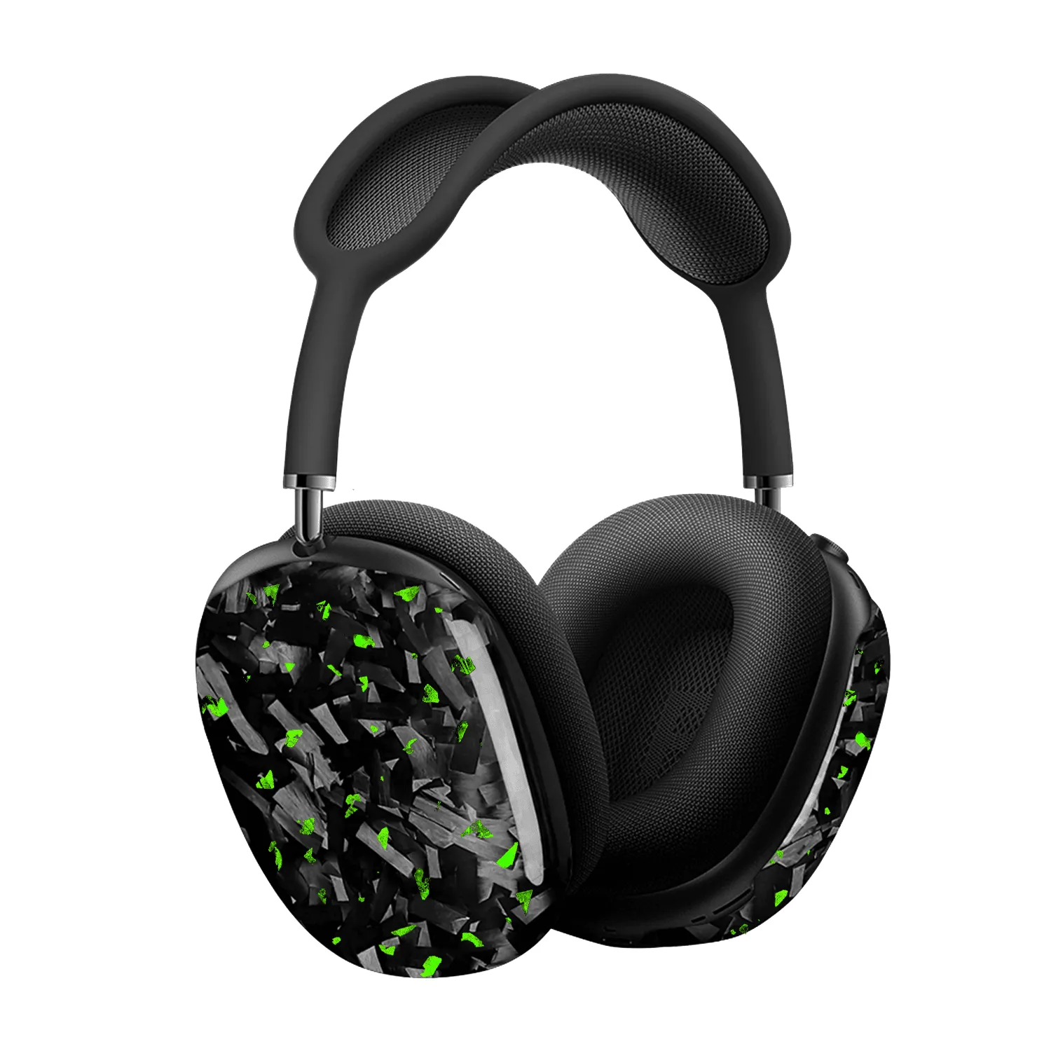 Apple AirPods Max | Green Flake Forged Carbon Fiber Case sold by Simply Carbon Fiber product image thumbnail 2