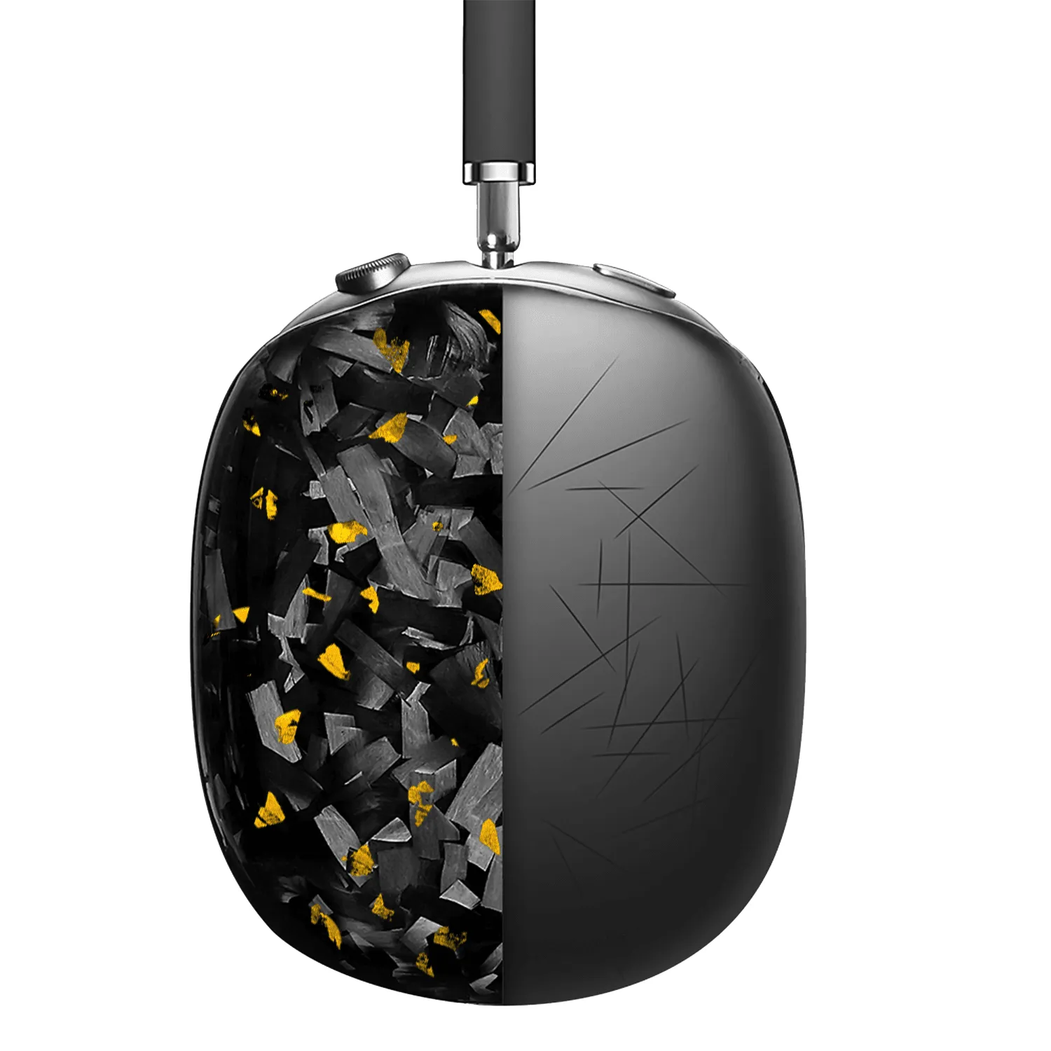 Apple AirPods Max | Gold Flake Forged Carbon Fiber Case sold by Simply Carbon Fiber product image thumbnail 3
