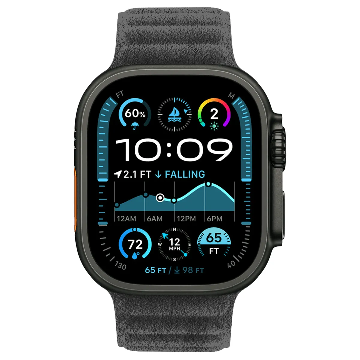 Apple Watch Grey Alcantara Magnetic Strap sold by Simply Carbon Fiber product image thumbnail 3