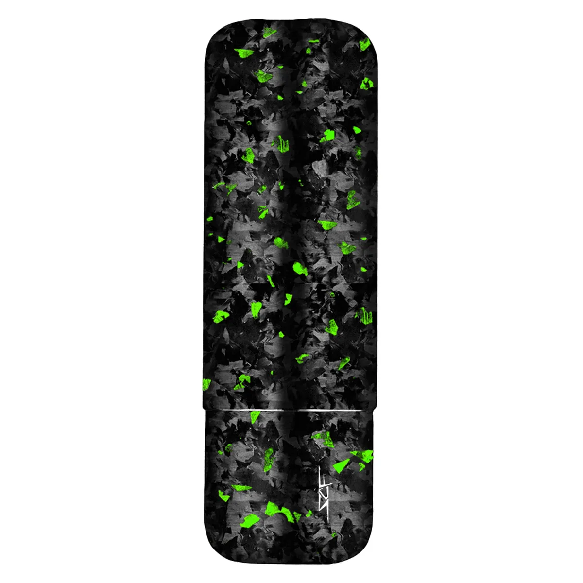 2 Tube Green Flake Forged Carbon Fiber Cigar Case sold by Simply Carbon Fiber product image thumbnail 2