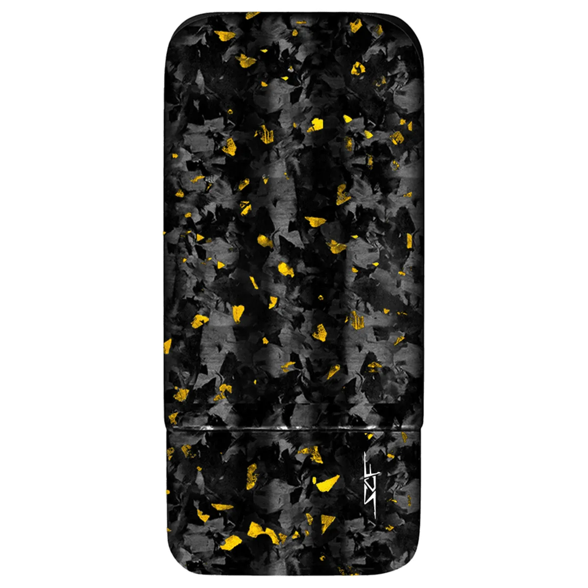 3 Tube Gold Flake Forged Carbon Fiber Cigar Case sold by Simply Carbon Fiber product image thumbnail 2