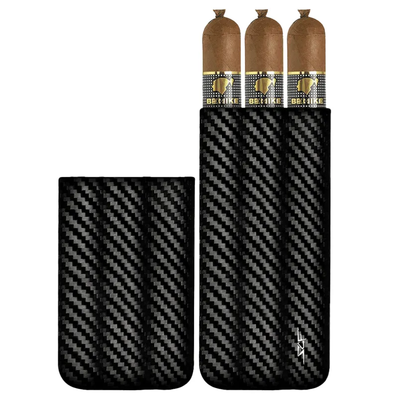 3 Tube Carbon Fiber Cigar Case sold by Simply Carbon Fiber
