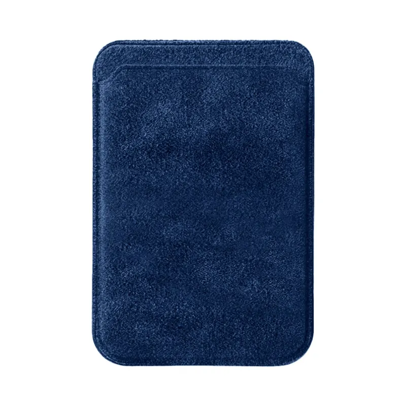 Blue Alcantara MagSafe Wallet sold by Simply Carbon Fiber