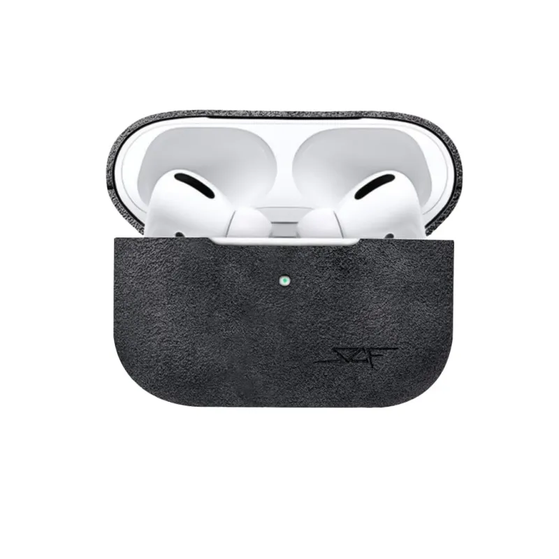 Apple AirPods | Grey Alcantara Case sold by Simply Carbon Fiber