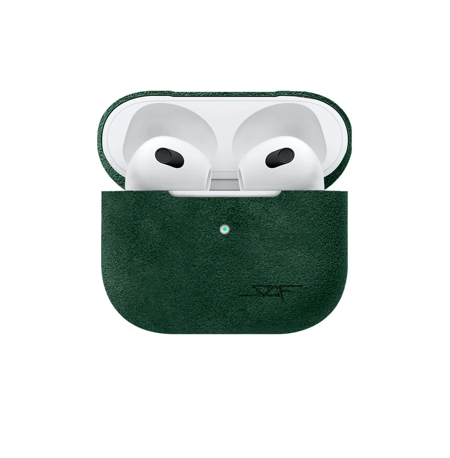 Apple AirPods | Green Alcantara Case sold by Simply Carbon Fiber product image thumbnail 5