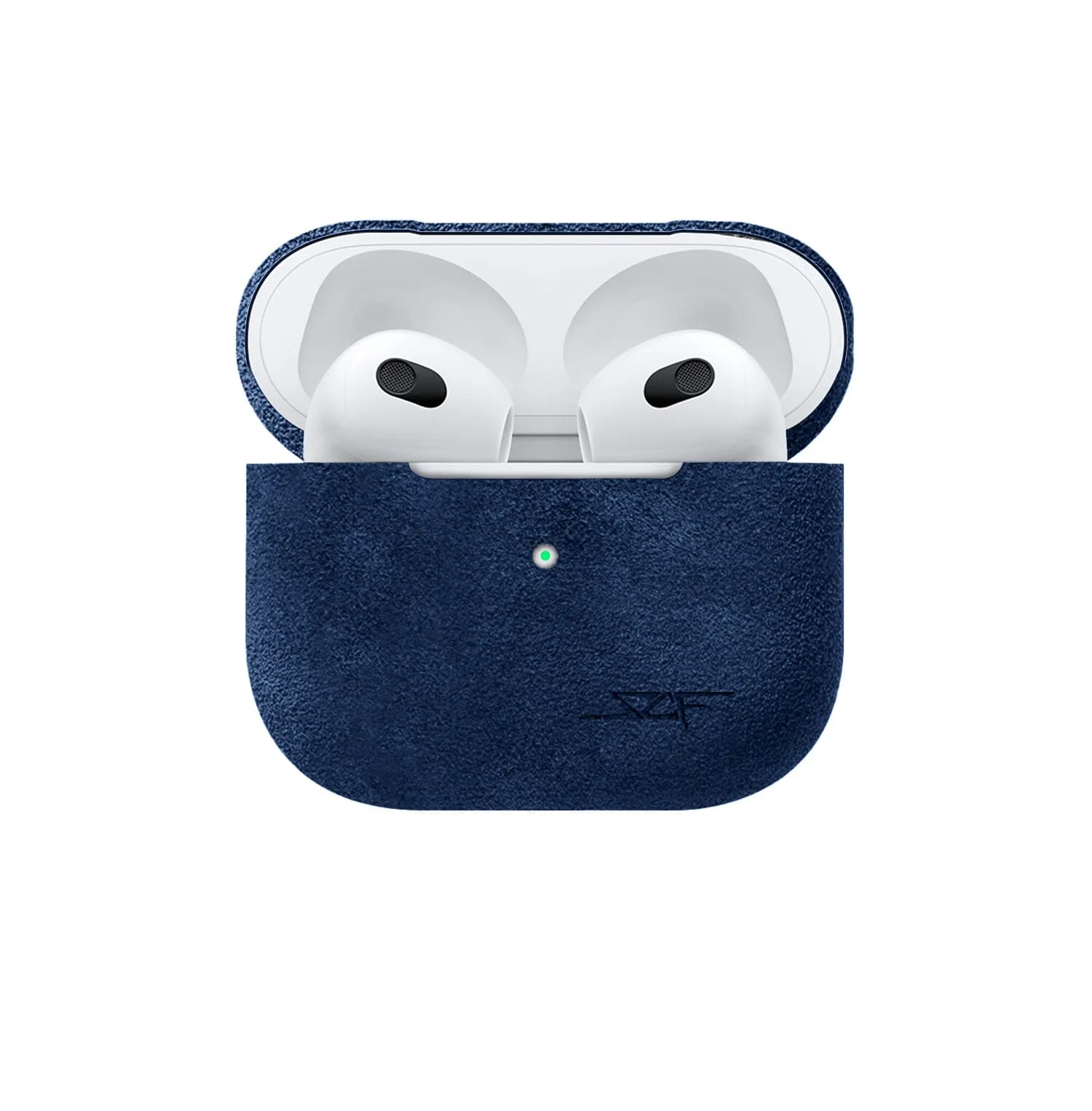 Apple AirPods | Blue Alcantara Case sold by Simply Carbon Fiber product image thumbnail 5