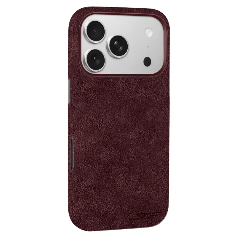 iPhone | Red Alcantara Case | GHOST Series sold by Simply Carbon Fiber