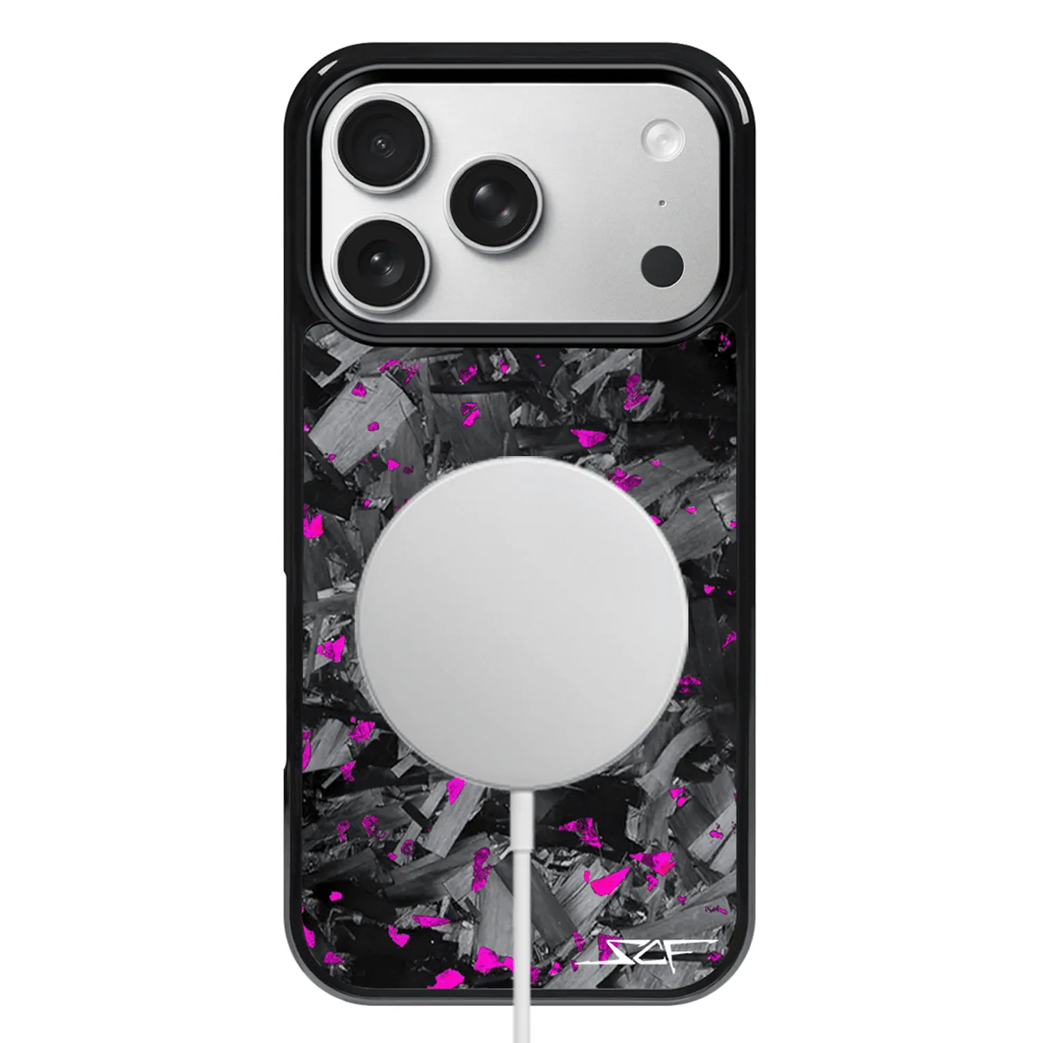 iPhone | Purple Flake Forged Chunk Carbon Fiber Case | CLASSIC Series sold by Simply Carbon Fiber product image thumbnail 2
