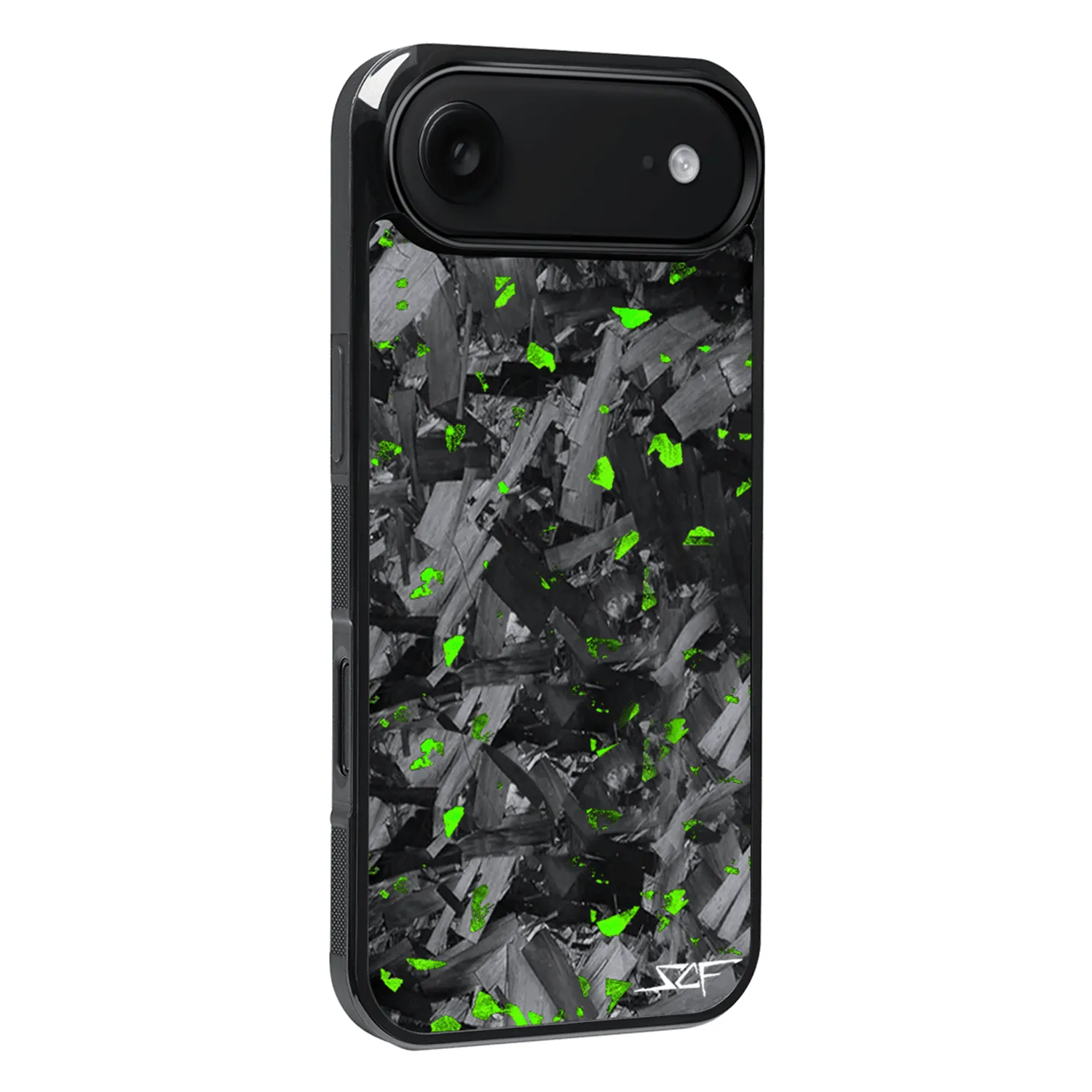 iPhone | Green Flake Forged Chunk Carbon Fiber Case | CLASSIC Series sold by Simply Carbon Fiber product image thumbnail 5