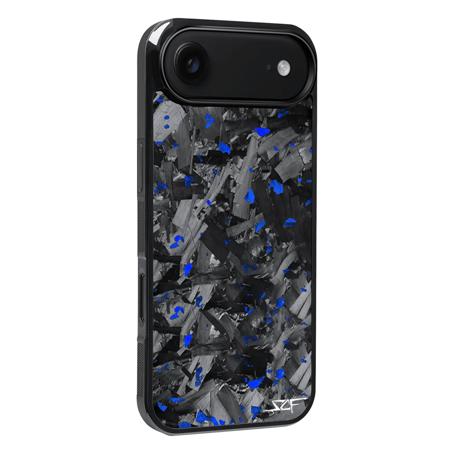 iPhone | Blue Flake Forged Chunk Carbon Fiber Case | CLASSIC Series sold by Simply Carbon Fiber product image thumbnail 5