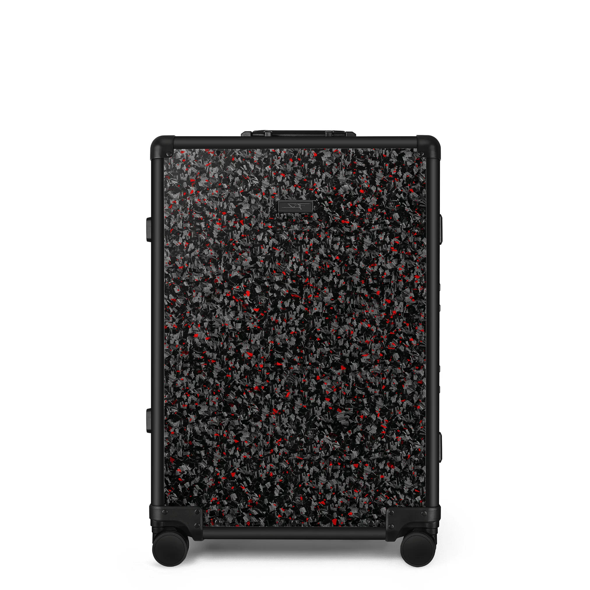 Red Flake Forged Carbon Fiber Check-In Luggage | Classic Series sold by Simply Carbon Fiber product image thumbnail 2