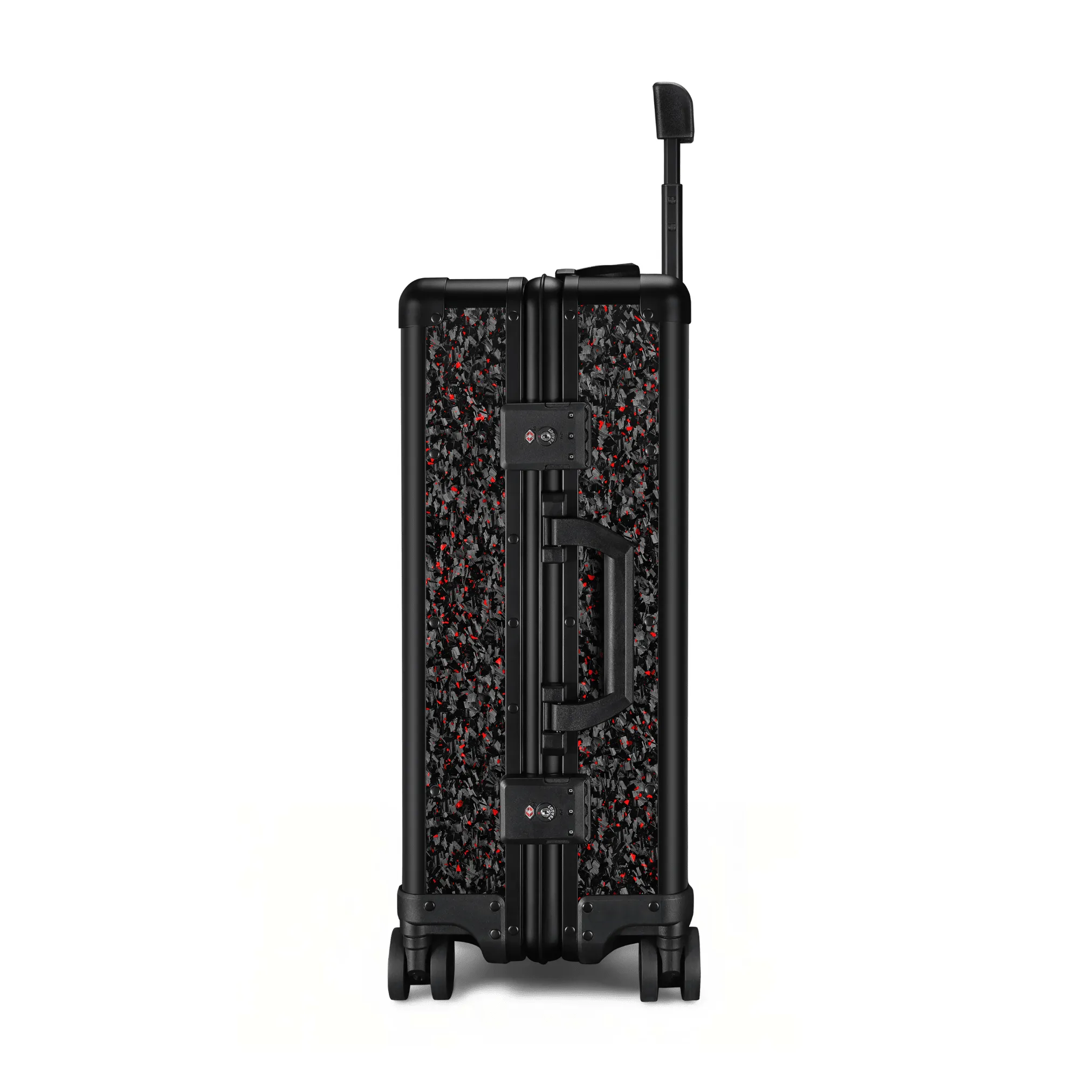Red Flake Forged Carbon Fiber Carry-On Luggage | Classic Series sold by Simply Carbon Fiber product image thumbnail 5