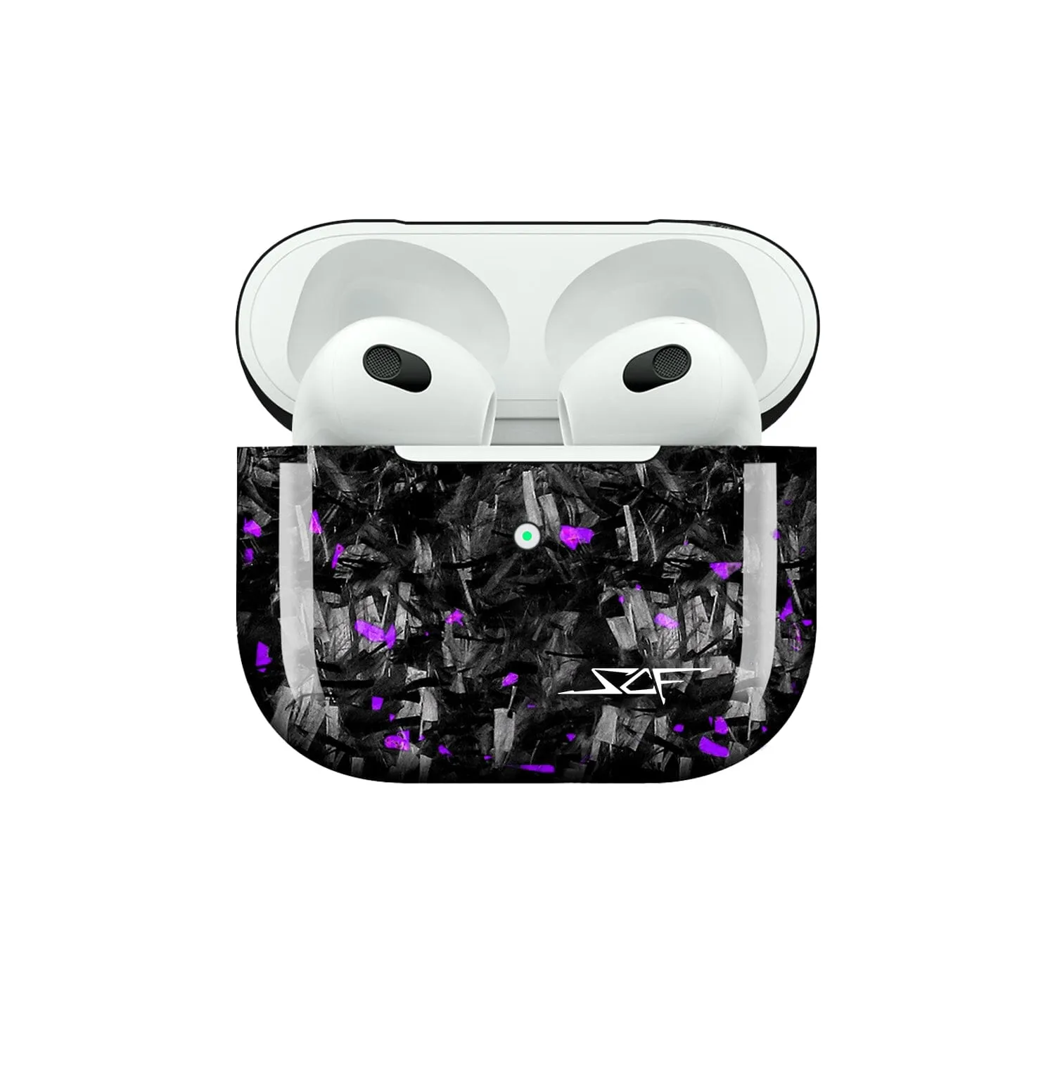 Apple AirPods | Purple Flake Forged Carbon Fiber Case sold by Simply Carbon Fiber product image thumbnail 5