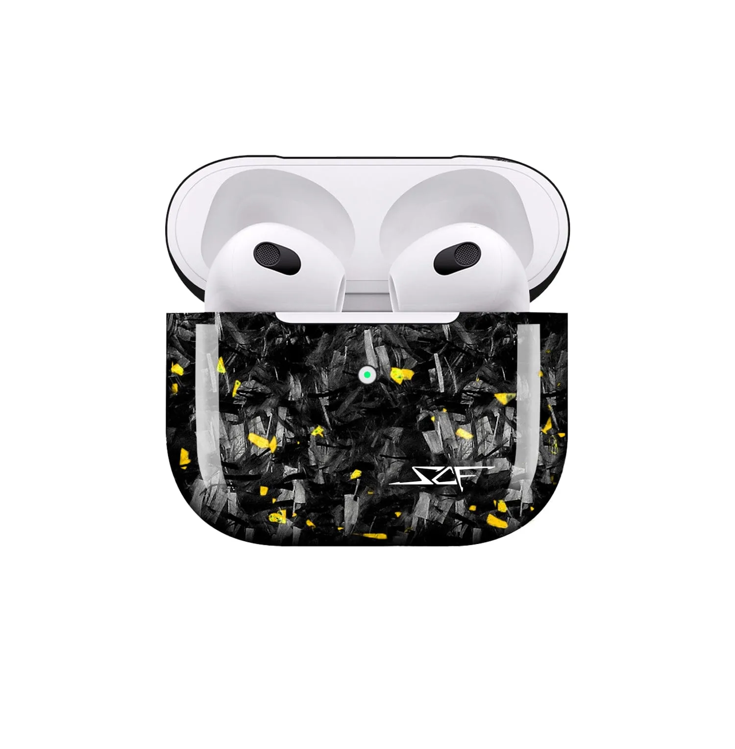Apple AirPods | Gold Flake Forged Carbon Fiber Case sold by Simply Carbon Fiber product image thumbnail 5