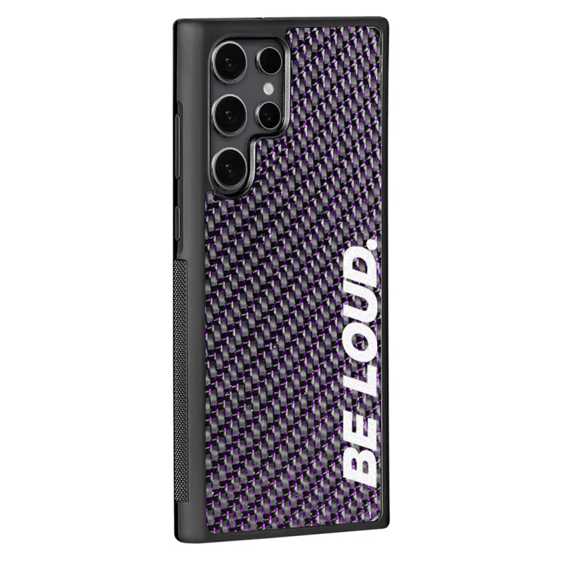 Samsung | Purple Lace Carbon Fiber Case | BE LOUD. x SCF sold by Simply Carbon Fiber
