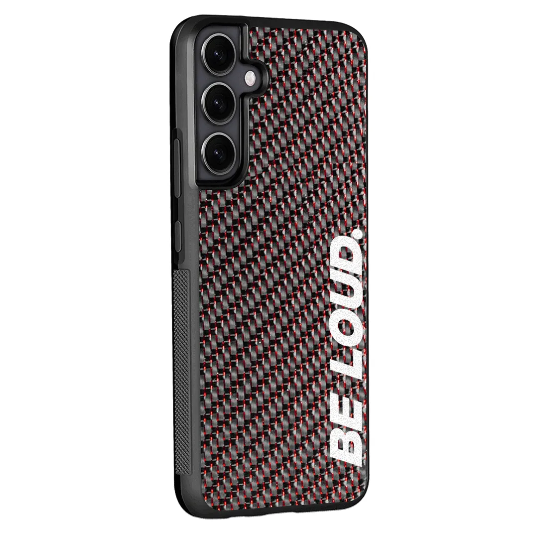 Samsung | Red Lace Carbon Fiber Case | BE LOUD. x SCF sold by Simply Carbon Fiber product image thumbnail 4