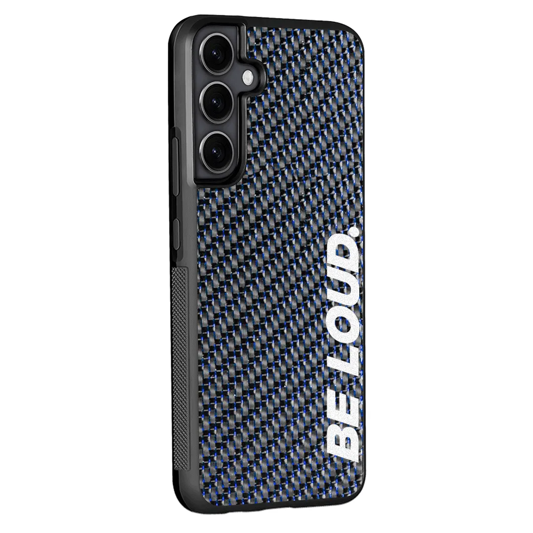 Samsung | Blue Lace Carbon Fiber Case | BE LOUD. x SCF sold by Simply Carbon Fiber product image thumbnail 4