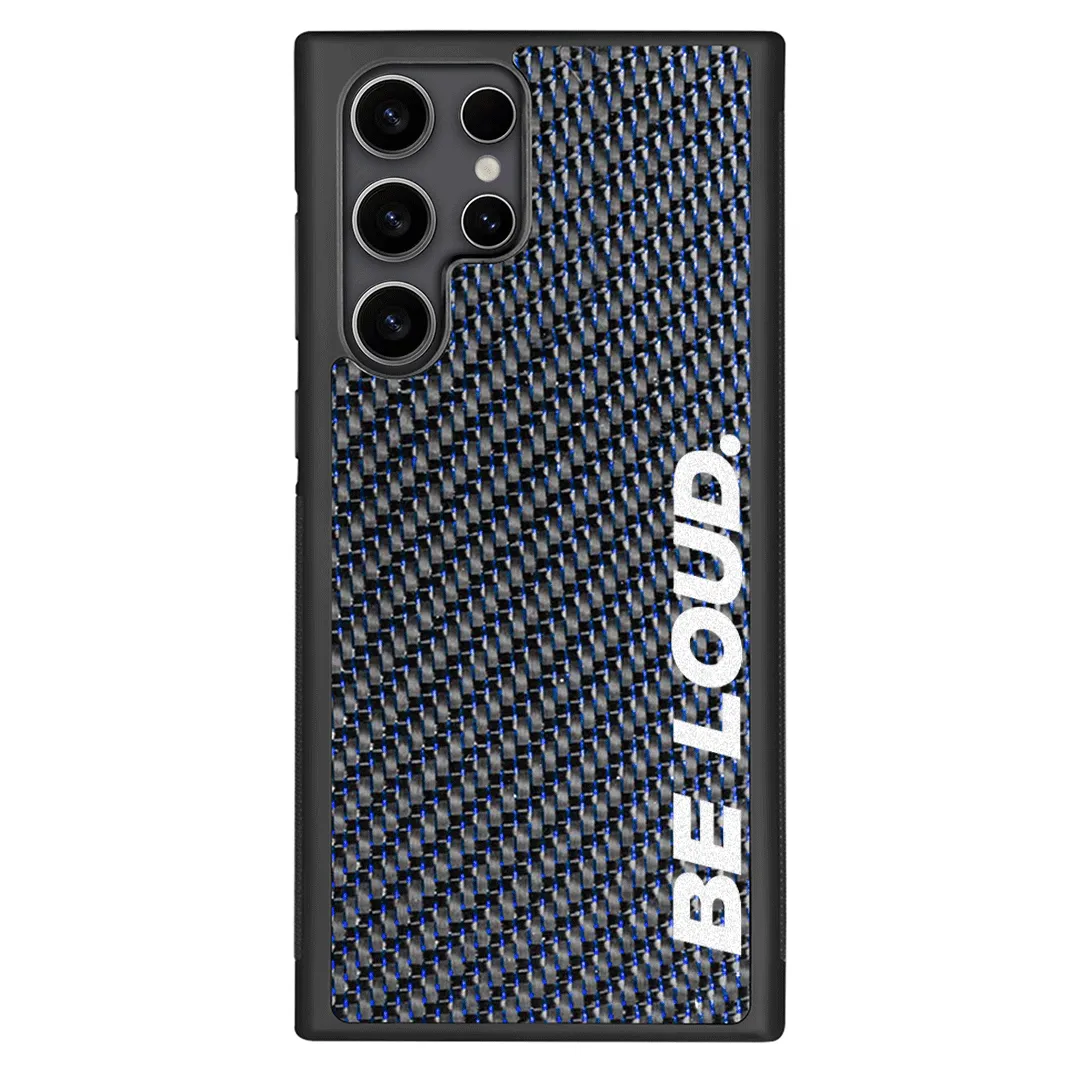 Samsung | Blue Lace Carbon Fiber Case | BE LOUD. x SCF sold by Simply Carbon Fiber product image thumbnail 2