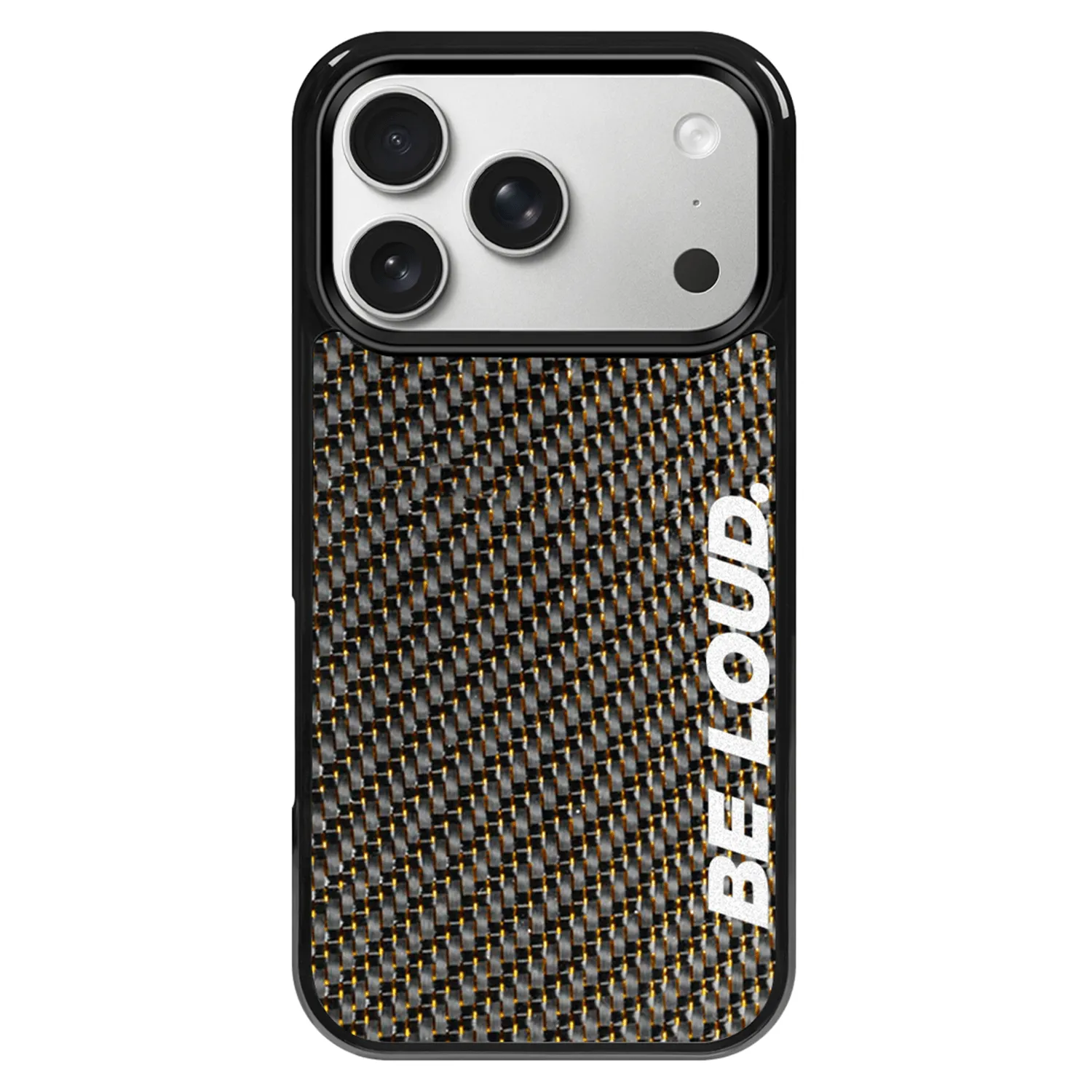 iPhone | Gold Lace Carbon Fiber Case | BE LOUD. x SCF sold by Simply Carbon Fiber product image thumbnail 2