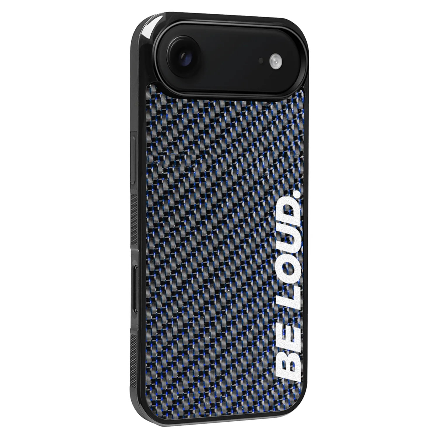 iPhone | Blue Lace Carbon Fiber Case | BE LOUD. x SCF sold by Simply Carbon Fiber product image thumbnail 4