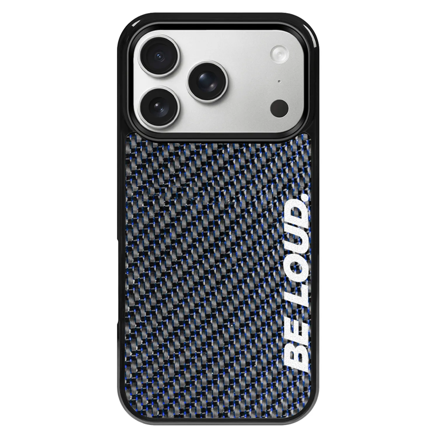 iPhone | Blue Lace Carbon Fiber Case | BE LOUD. x SCF sold by Simply Carbon Fiber product image thumbnail 2
