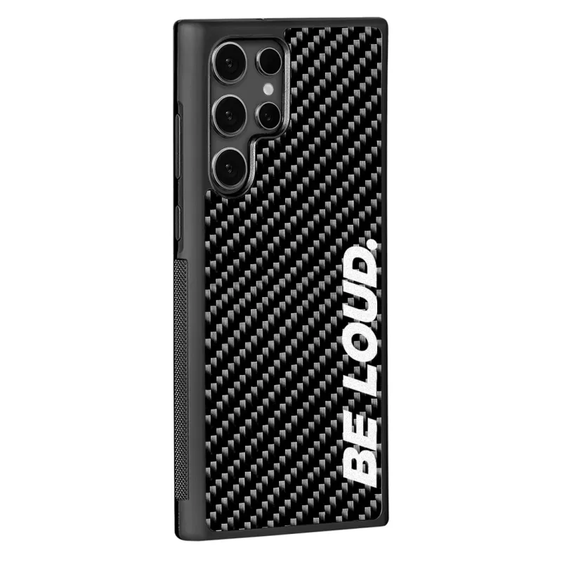 Samsung | Carbon Fiber Case | BE LOUD. x SCF sold by Simply Carbon Fiber