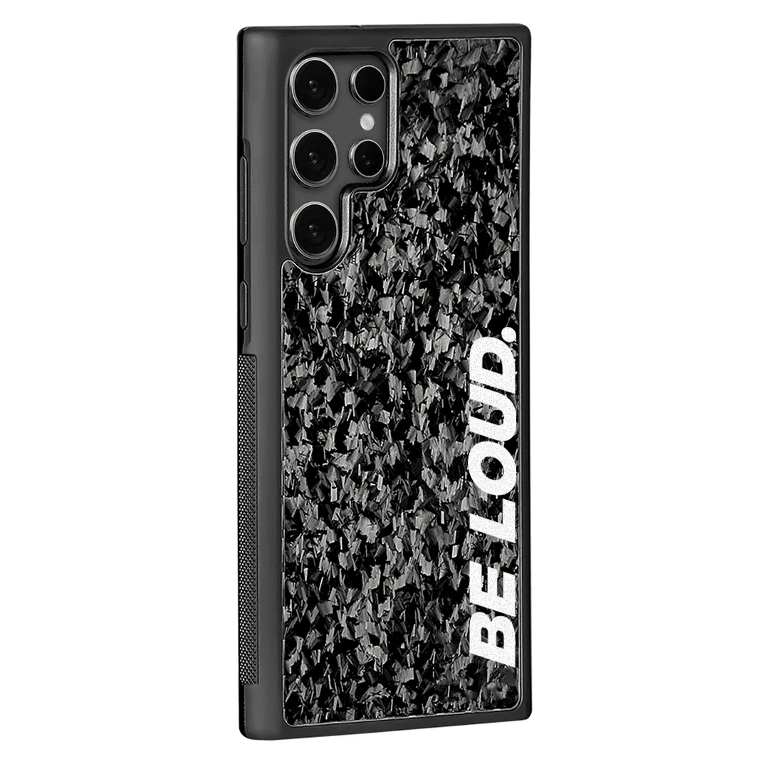 Samsung | Forged Carbon Fiber Case | BE LOUD. x SCF sold by Simply Carbon Fiber