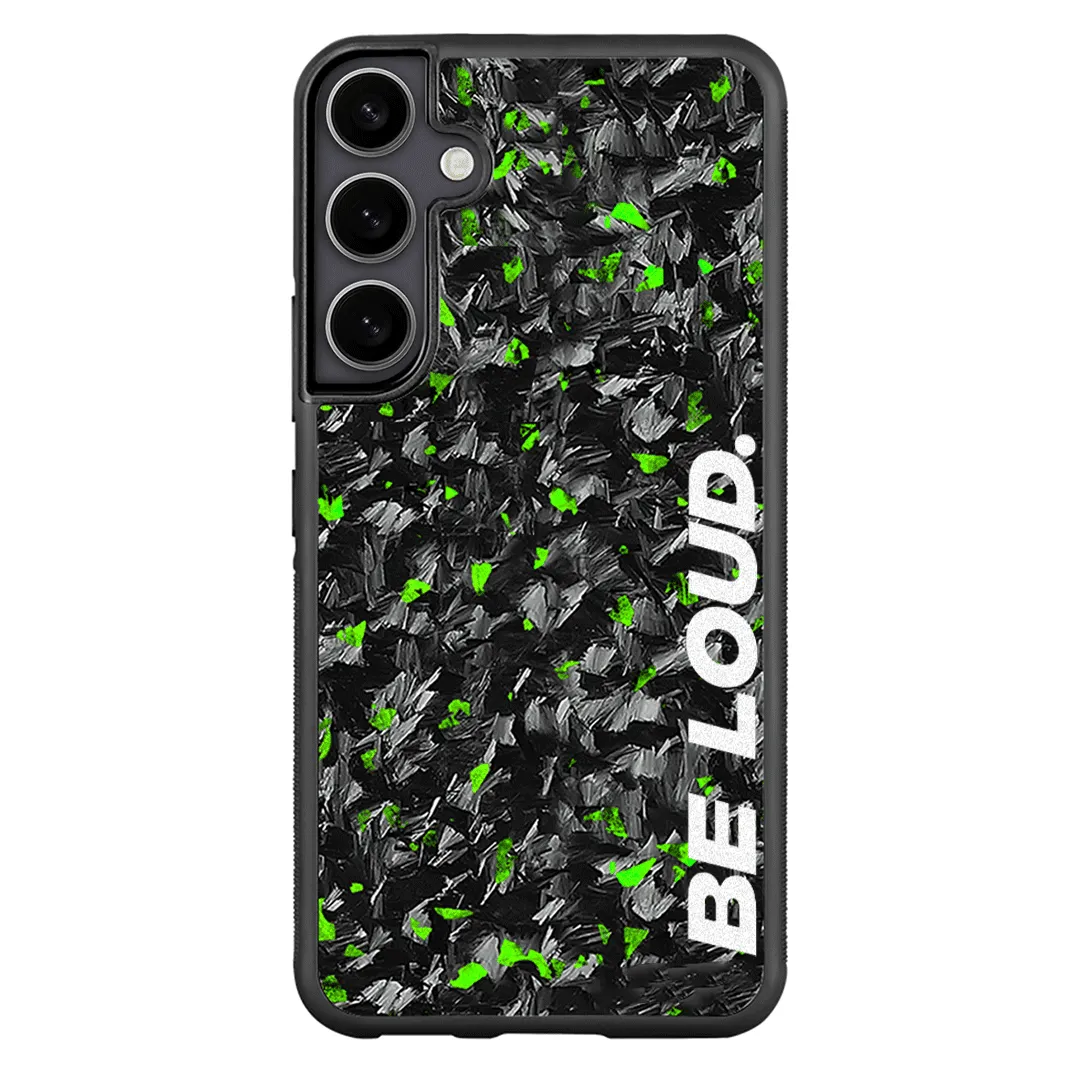 Samsung | Green Flake Forged Carbon Fiber Case | BE LOUD. x SCF sold by Simply Carbon Fiber product image thumbnail 5