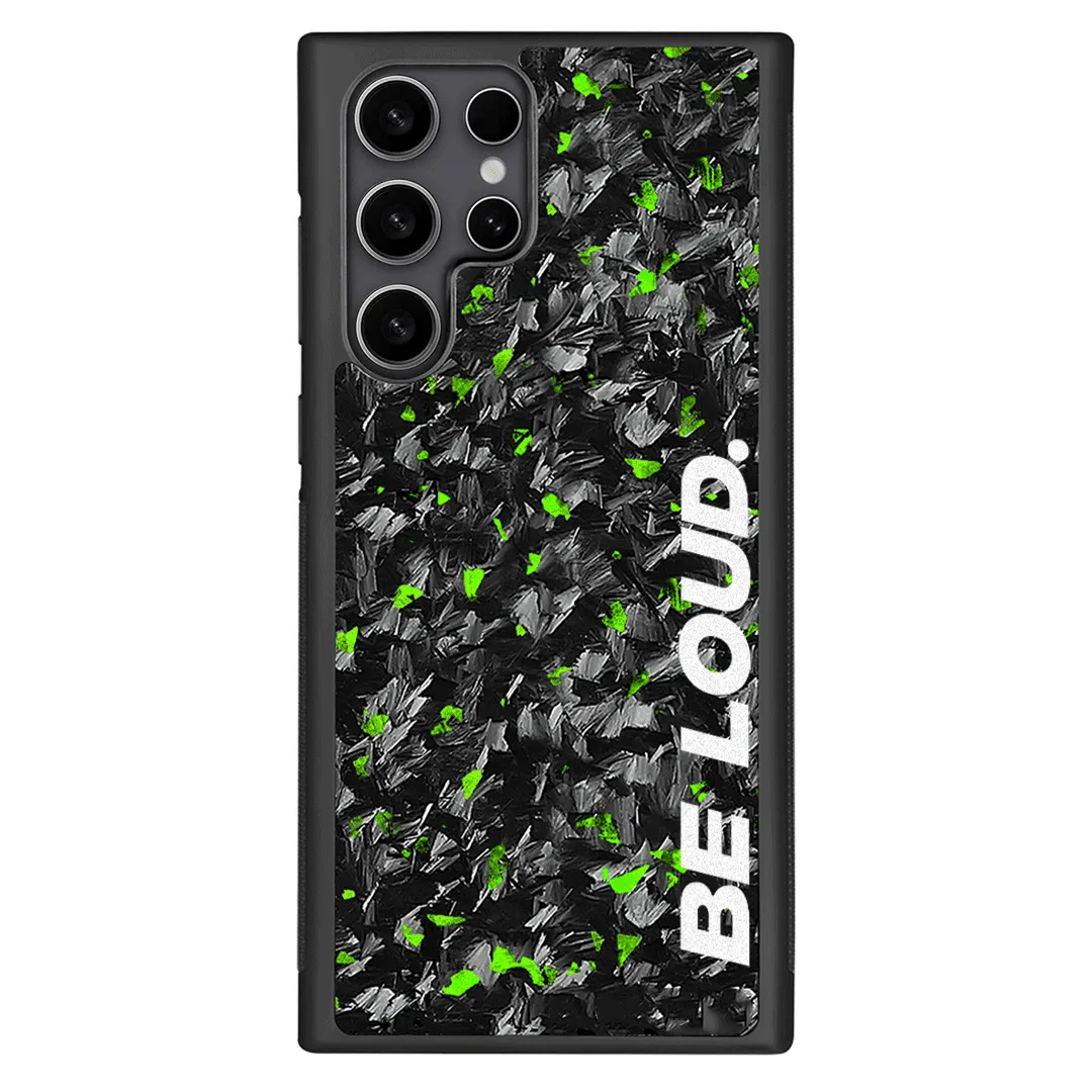 Samsung | Green Flake Forged Carbon Fiber Case | BE LOUD. x SCF sold by Simply Carbon Fiber product image thumbnail 2