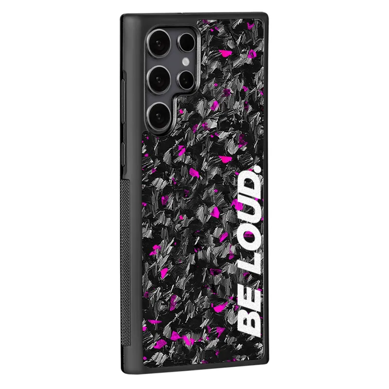 Samsung | Purple Flake Forged Carbon Fiber Case | BE LOUD. x SCF sold by Simply Carbon Fiber