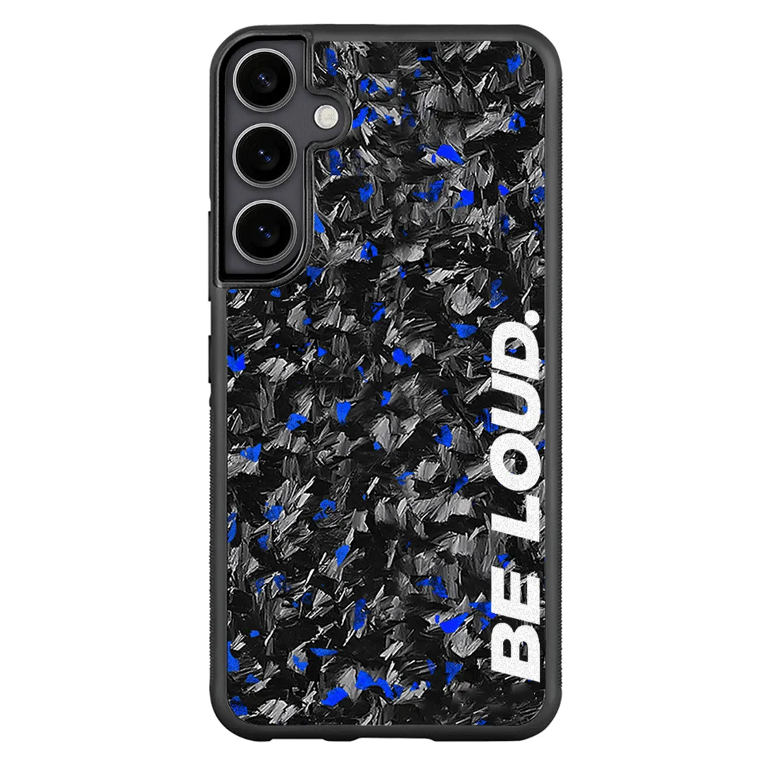 Samsung | Blue Flake Forged Carbon Fiber Case | BE LOUD. x SCF sold by Simply Carbon Fiber product image thumbnail 5