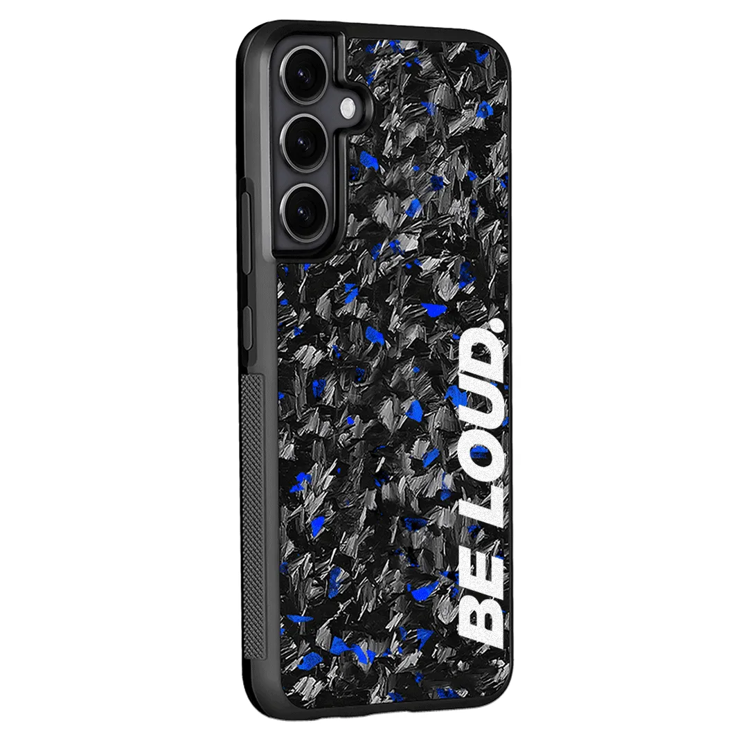 Samsung | Blue Flake Forged Carbon Fiber Case | BE LOUD. x SCF sold by Simply Carbon Fiber product image thumbnail 4