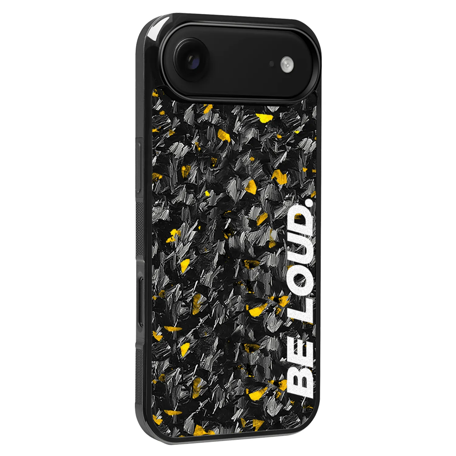 iPhone | Gold Flake Forged Carbon Fiber Case | BE LOUD. x SCF sold by Simply Carbon Fiber product image thumbnail 4