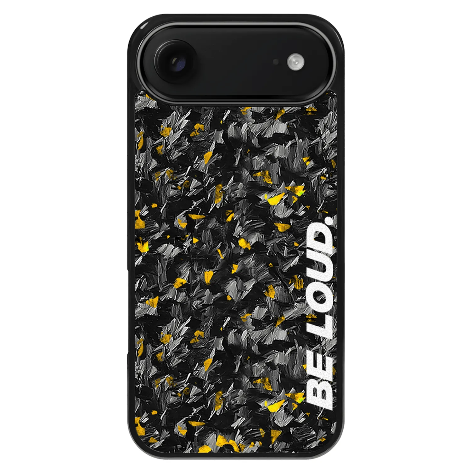 iPhone | Gold Flake Forged Carbon Fiber Case | BE LOUD. x SCF sold by Simply Carbon Fiber product image thumbnail 5